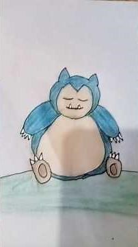 how to draw a Snorlax