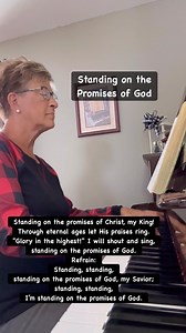🎶Standing on the Promises 🎶 A cheerful and encouraging hymn to keep you going through the day! #gospel #coffeeandjesus #praise #piano #music #hymns #gospelhymns #gospelmusic | Karen Eddy