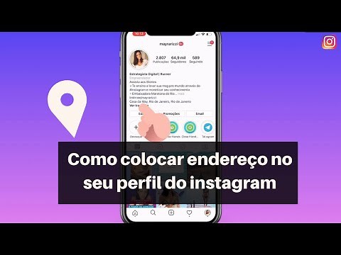 Como colocar o endereço no instagram comercial