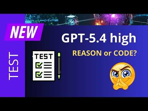 Can GPT-5.4 HIGH really Reason or just Write Code?