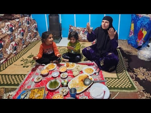 The arrival of Nowruz in. conditions. of. war. Zarigol's prayer.