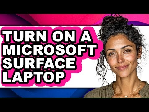 How to Turn on a Microsoft Surface Laptop (only Way)