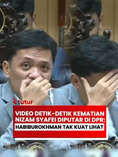 Komisi III Dewan Perwakilan Rakyat (DPR) menggelar rapat dengar pendapat dengan Kapolres Kabupaten Sukabumi dan keluarga Alm Nizam Sapei beserta kuasa hukumnya di Gedung DPR, Jakarta, Senin (2/3). Adapun agenda rapat tersebut untuk mendengarkan aspirasi masyarakat atas kasus kematian Nizam. Di tengah rapat, komisi III memutar video detik-detik kematian Nizam atas seizin ibu korban. Ketua Komisi III, Habiburokhman terlihat sampai tidak kuat melihat menutup mukanya dan meminta video berhenti diput