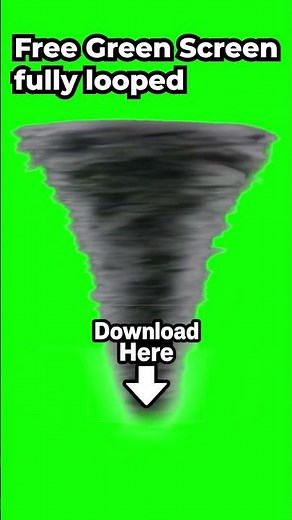 Realistic Tornado – Free Looped Green Screen Stock Footage
