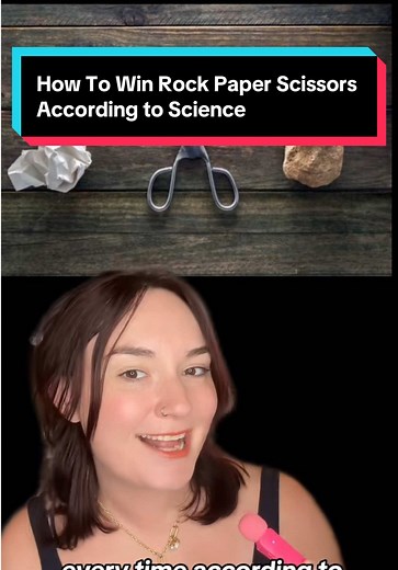 Winning Rock Paper Scissors Using Science Techniques