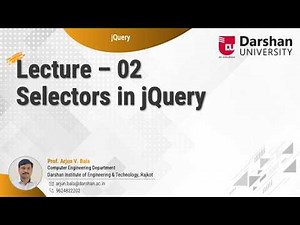 jQuery Part 02 | jQuery Selectors | Complete Beginner Tutorial