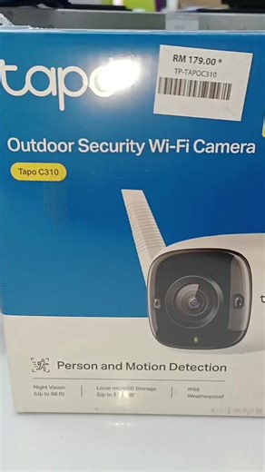 Tapo C310 outdoor CCTV Your choice for home security Only RM179! #senheng #senhengmy #shbetterliving #senhengkepong #kepong #senhengpeople #senhengcommunity #fyp #viral #foryou #limited #malaysia #home #homedecor #homeappliances #enjoy #life #afterwork #chill #daily #dailylife #tv #home #homeappliances #kitchen #room #electric #money #scoin #gift #enjoy #sidebyside #fridge #life #power #powerful #2024 #home #better #sh17682 #redeem #christmas #rewards #gift #gifts #tapo #cctv #security My Reward