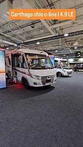 1.4K views · 157 reactions | Vu au salon des VdL. 邏 Le camping-car integral Carthago chic c-line 4.9 LE, 7,52 m de long, 4,5 tonnes de PTAC, 181.810 € (tarif salon avec options). #campingcar | Le Monde du Camping-Car | Facebook