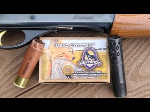 Hevi-Shot Dead Coyote 12ga 3" 12 Pellet 00 Buck Test W/ 11-87 & Kicks Buck Kicker Full Choke