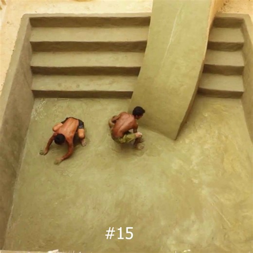 They built a secret underground castle!