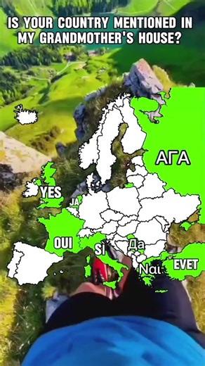 Is your country mentioned in my grandmother's house? #history #mapguide #geography #europe