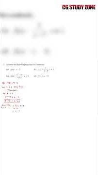 12TH MATHS CHAPTER 5 EX 5.1 SOLUTION | CG STUDY ZONE SHORT #continuityanddifferentiability #maths