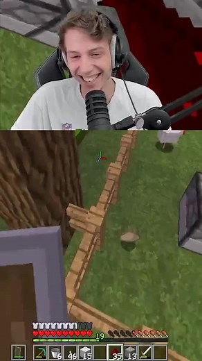 Kenny Stream: Construire une cabane en bois dans Minecraft