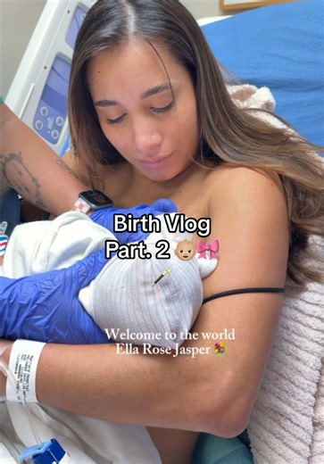 Ella’s official birth vlog Pt.2 👶🏼🎀🪄 #birthvlog #laboranddelivery #pregnancy #birthstory