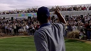 Tiger Woods aces hole No. 16 at TPC Scottsdale