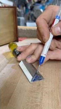 Rusty Chisel Modification #asmr #woodworking #restoration