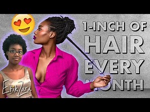 Do These 3 THINGS If Your Natural 4c Hair REFUSES to Grow for 1-inch MONTHLY | EfikZara