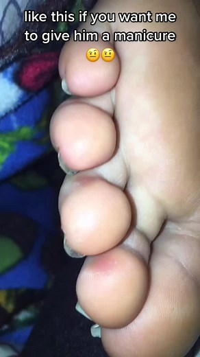 Manicure Surprise for My Brother's Cute Toes