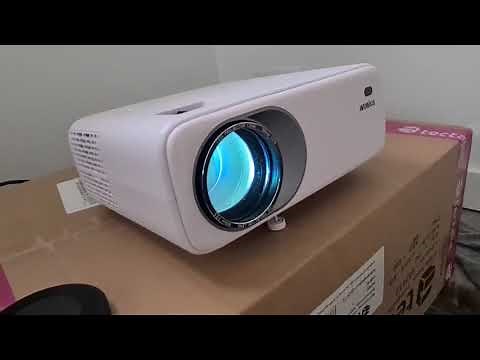 Vidéoprojecteur WiFi Bluetooth, WiMiUS 1080p Full HD Projecteur Portable, Image précise