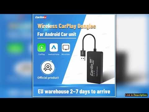 Carlinkit Wireless Apple CarPlay Dongle USB Android Auto for Android Car Unit iOS Car Play Auto Con