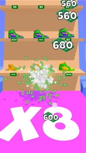 Sneaker Stack 3D – Collect Shoes & Reach the Finish Line levil 6