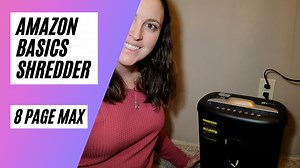 Watch Amazon Basics Paper Shredder Review on Amazon Live