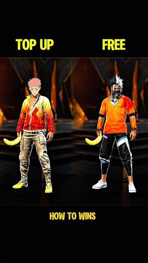 😱TOP UP VS FREE DRESS👺COMBINATION🤯FOR OLD AND NEW PLAYERS HOW TO WINE🔥#freefire #style