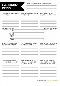 Writer Worksheet Wednesday: Everybody's Doing It