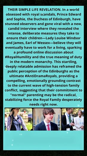 Must Work for a Living: The Royal Kids Raised to Be 'Normal' 🤯 #royalfamily #shorts