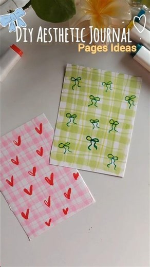 Easy and Aesthetic journal pages idea's💗#art#artshorts #aesthetic#journalpage#diy #pagedesign#viral