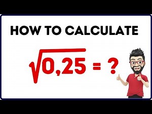 How to calculate the square root of a decimal number: See how EASY it is!