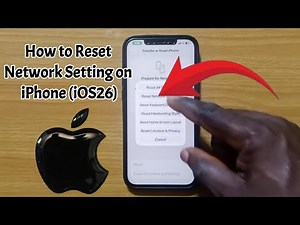 How to Reset Network Setting on iPhone iOS26