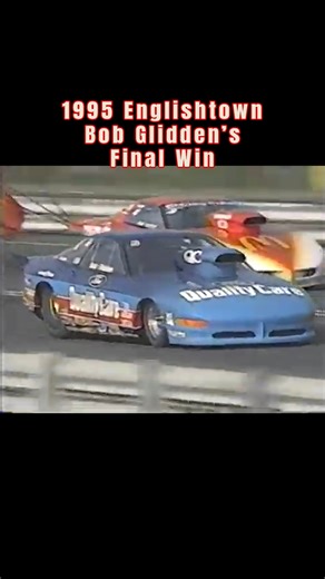 Back to the 1995 Mopar Parts Nationals and the Pro Stock Final where it was Bob Glidden vs Jim Yates. This event would go down as the final time Bob would take home the Wally. | Vintage Drag Racing Shirts