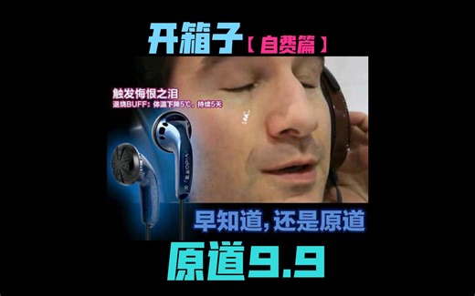 原道9.9耳机音质真的好吗？评测来了！悔恨之泪实至名归？