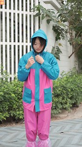 Bộ áo mưa cho bé chống thấm tuyệt đối – Che kín cả balo, cặp sách | Áo mưa Sơn Thủy