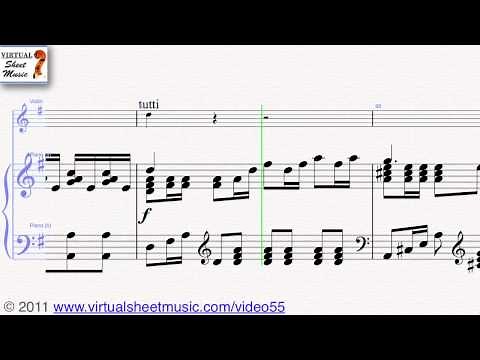 Wolfgang Amadeus Mozart's Concerto No.3 in G major K. 216 sheet music - Video Score