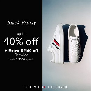 Don’t miss out🔥Black Friday sale: up to 40% off, plus extra RM60 Off sitewide with RM500 spend. Don’t wait—shop today! Ends on Dec 2. | Tommy Hilfiger