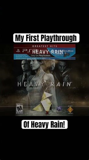 My first time playing Heavy Rain!
