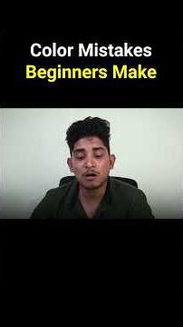 The BIGGEST Color Mistake Beginners Make #design