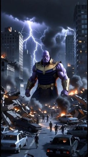 Hulk vs Thanos – Epic City Battle 8K#action#intertainment