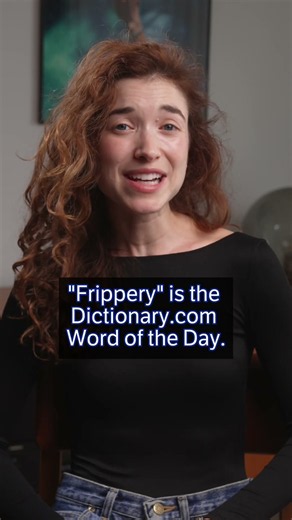 Word of the Day: frippery