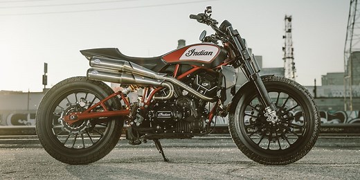 Indian Unveils Street-Legal FTR1200 Custom Race-Ready Flat-Tracker With A Plate