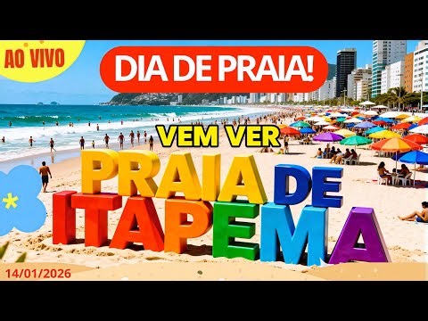 AO VIVO ITAPEMA: Quarta de Sol e Diversão na Orla☀️🌊