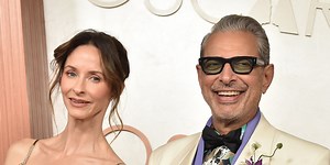 Jeff Goldblum, 73, and Emilie Livingston, 42, Coordinate for Rare Date Night