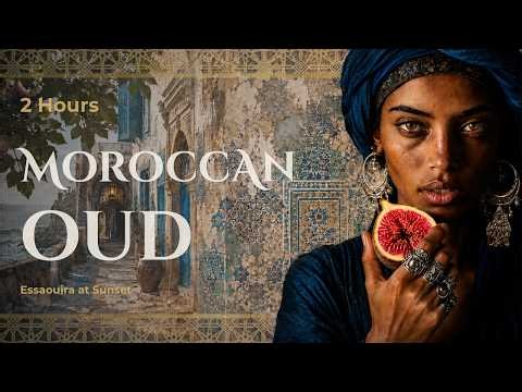 🟣 1 Hour Atlantic Moroccan Oud | Essaouira at Sunset | Coastal Folk Jazz for Evening & Focus