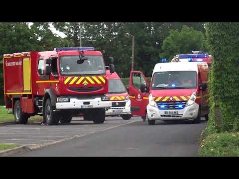 [POMPIERS] Manoeuvre Désincarcération VSAV 2+FPTSR Dieuze - SDIS 57