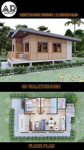 2 Bedroom Resthouse Design #resthousedesign #simplehousedesign | ArkiRicz 3D