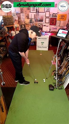 Kinematic Sequencing With DynAlign v Putting Stroke Timing #yips #puttingcoach #puttingtrainingaids