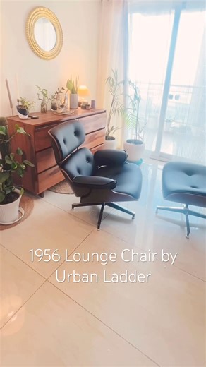 1956 Style Lounge Chair ( 1 Seater Revolving Recliner With Foot Stool ) by Urban Ladder | ASMR