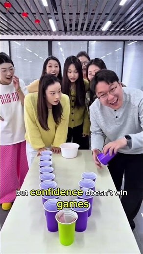 Overconfidence Ruined His Shot! 😅 | Epic Cup Challenge Fail #epicfails #lol #shorts #usa